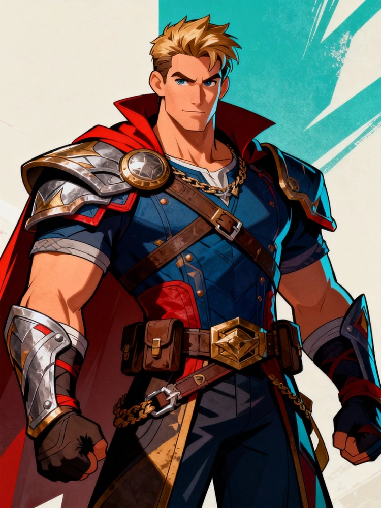 欧美卡通游戏角色海报