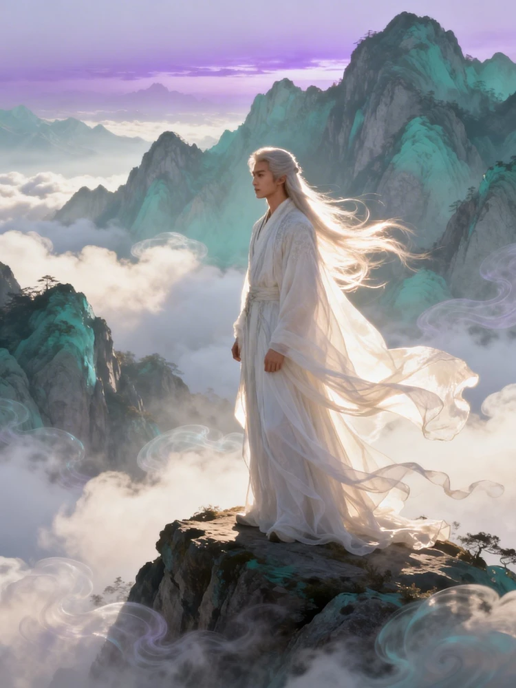 画中仙颜·世外客（不染凡尘，超然脱俗