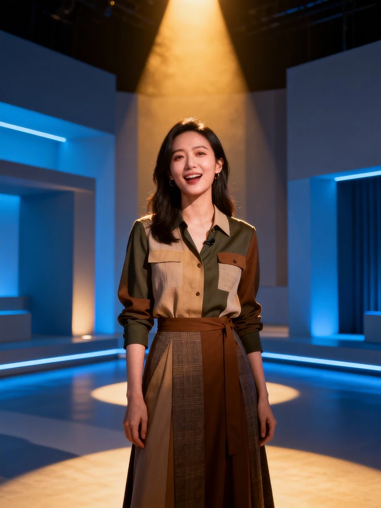 女装带货主播展示图