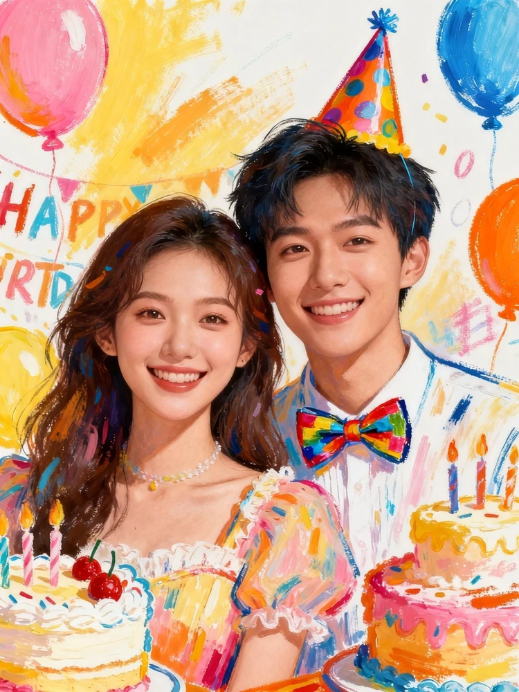 生日涂鸦写真生成器