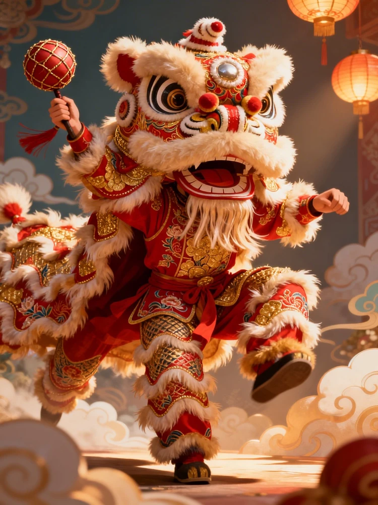 国潮舞狮角色生成器