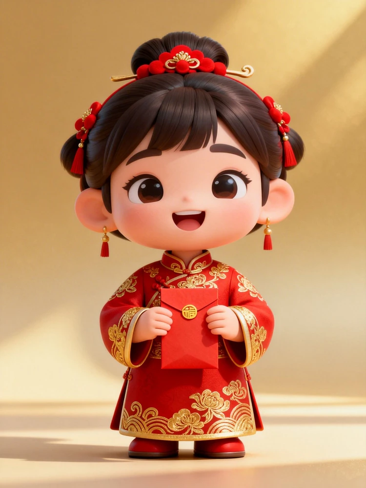 3D国风红包娃娃生成器