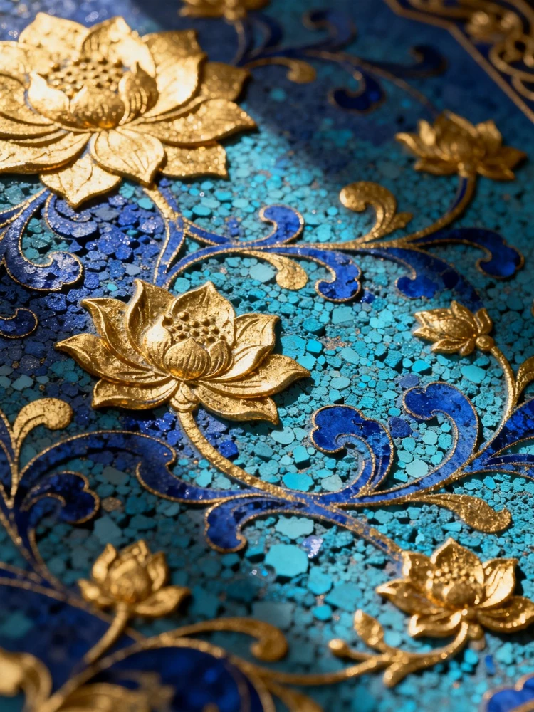 岩彩金饰装饰画生成器