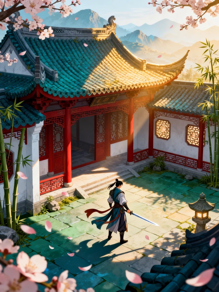 卡通国风游戏场景