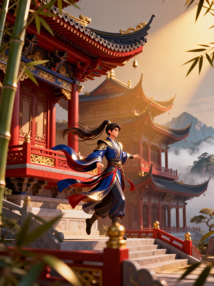 国漫2.5D场景人物生成器