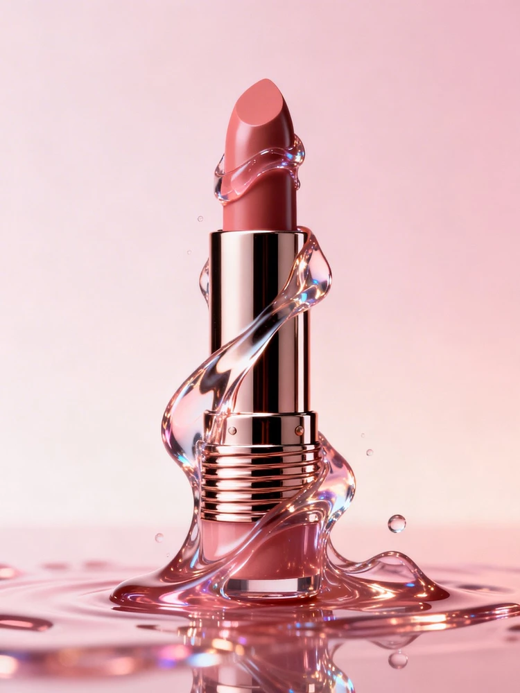 透明流体美妆海报生成器