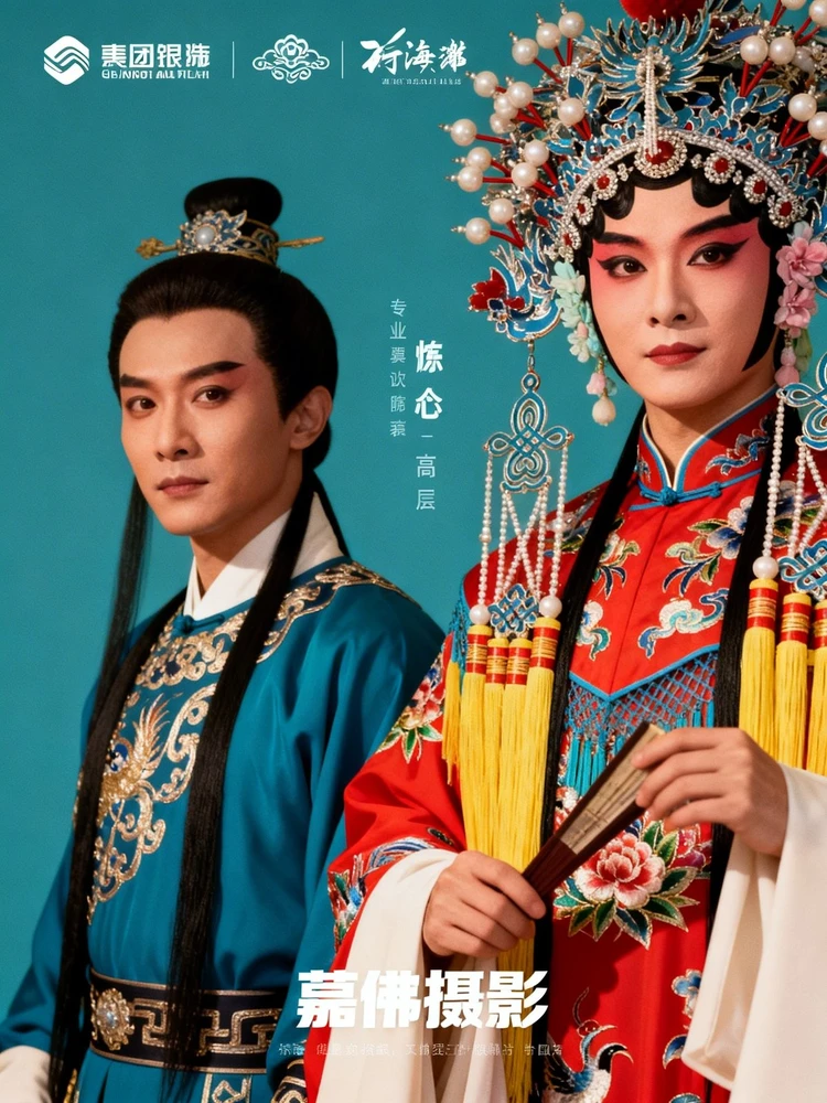 戏曲撞色海报生成器