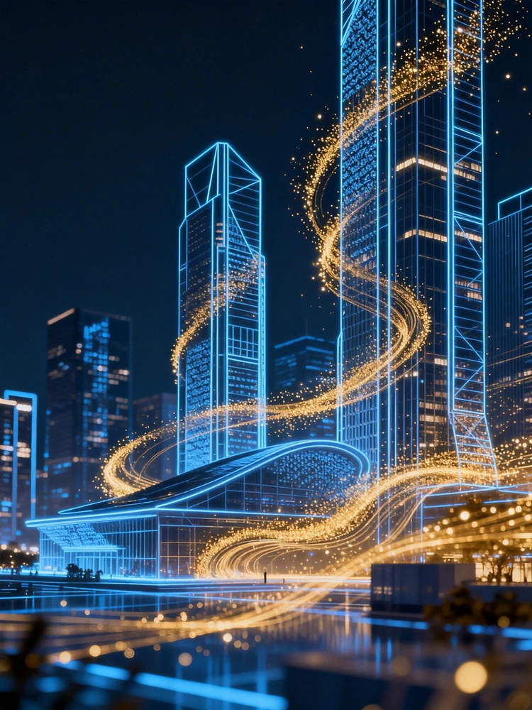 粒子城市视觉生成器