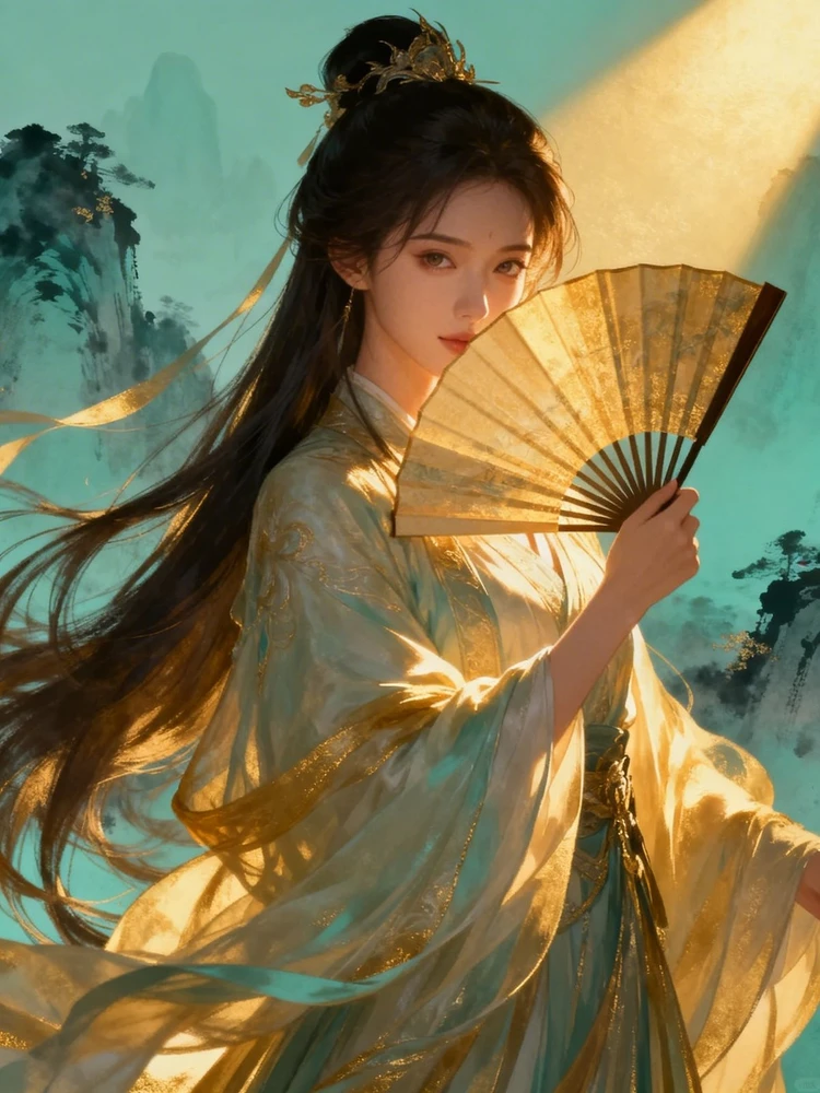 仙侠国漫质感人像