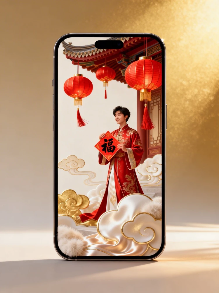 Apple风年俗插画生成器